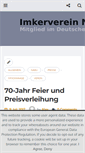Mobile Screenshot of imker-nettetal.de